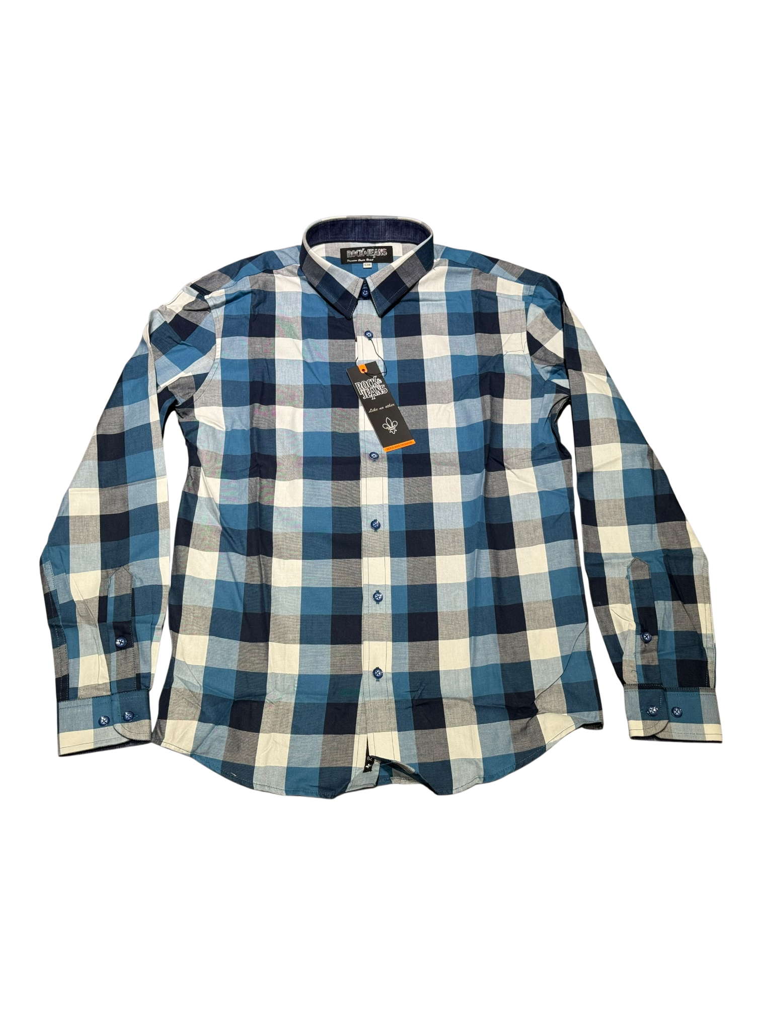 CAMISA CUADROS ROCK & JEANS 1/26