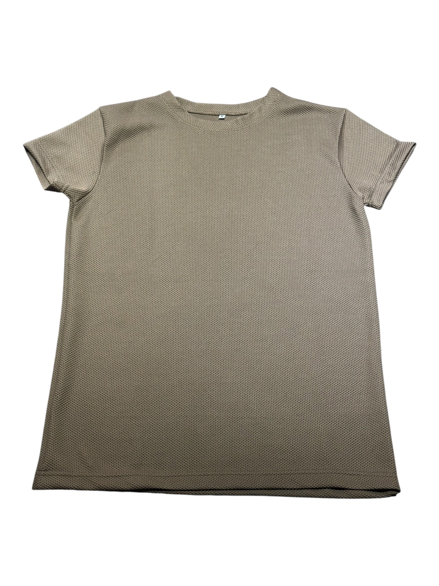 PLAYERA CUELLO REDONDO WAFFLE FACHA