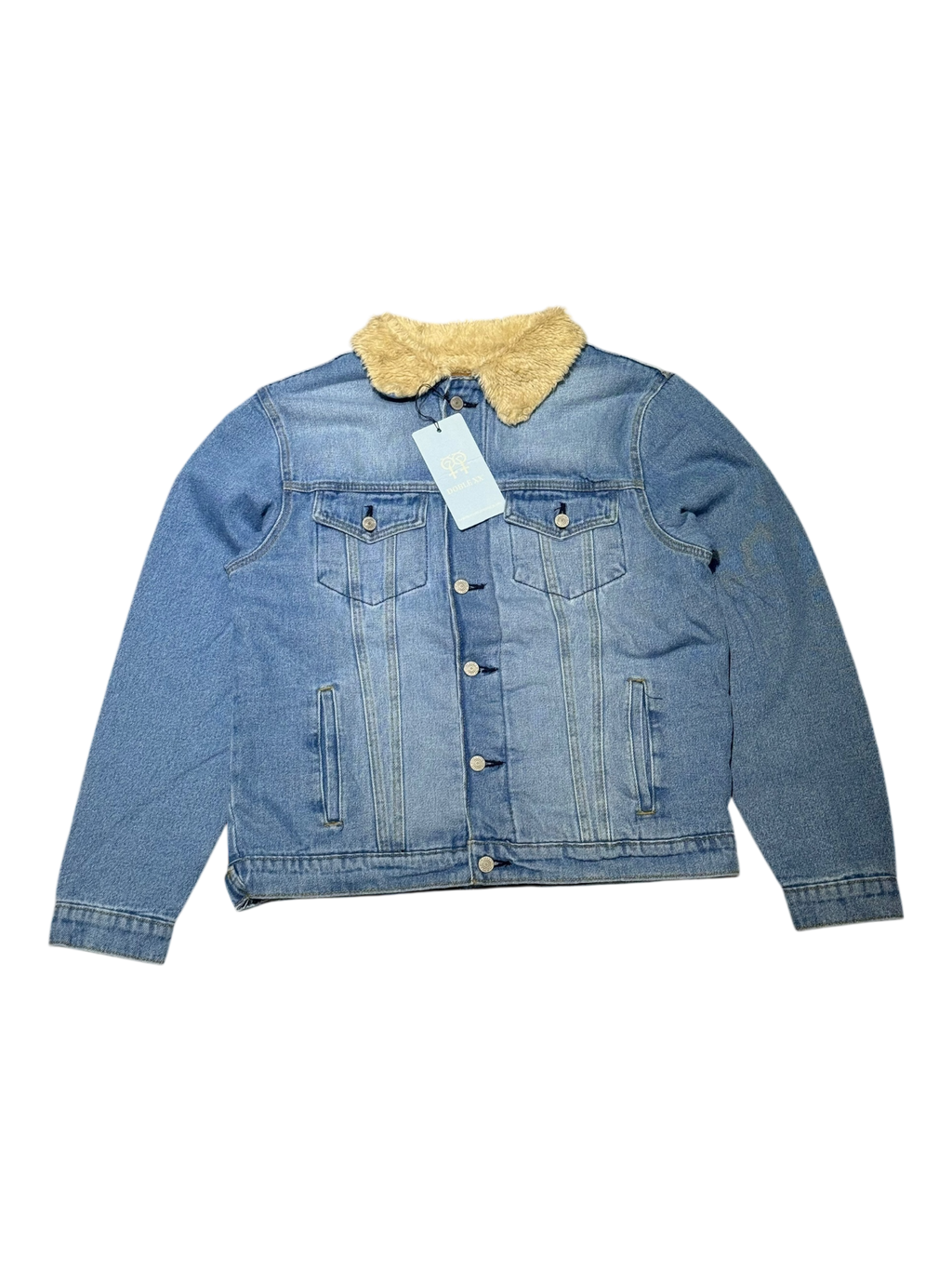 Chamarra Mezclilla Borrega DXX