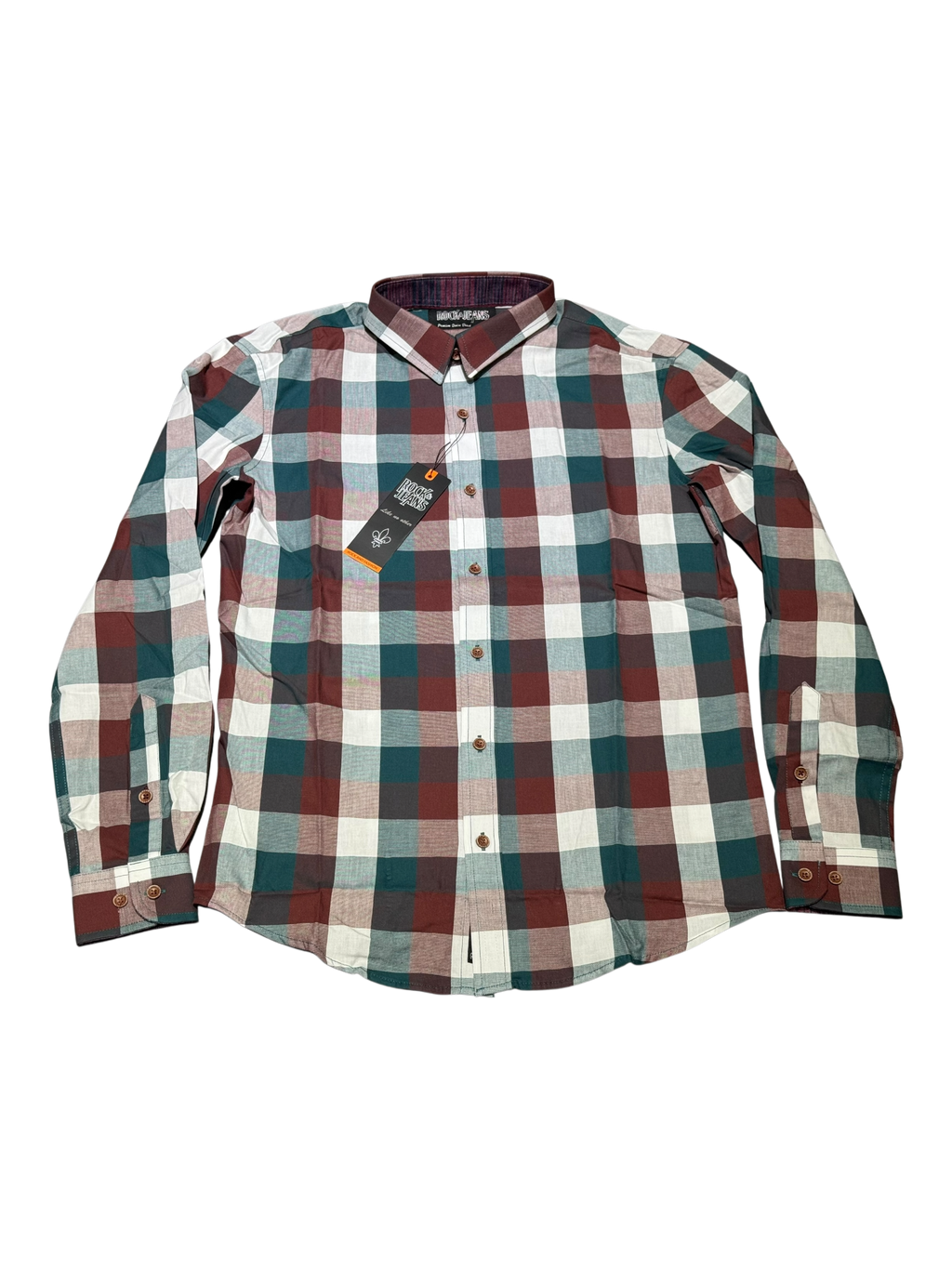 CAMISA CUADROS ROCK & JEANS 1/26