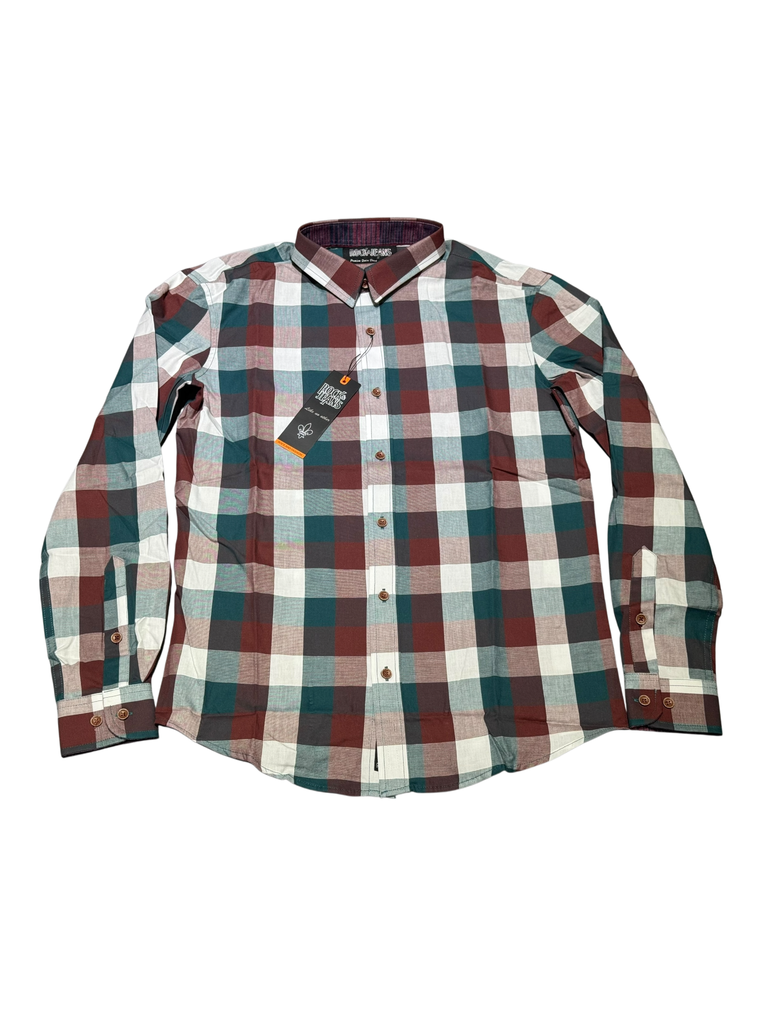 CAMISA CUADROS ROCK & JEANS 1/26