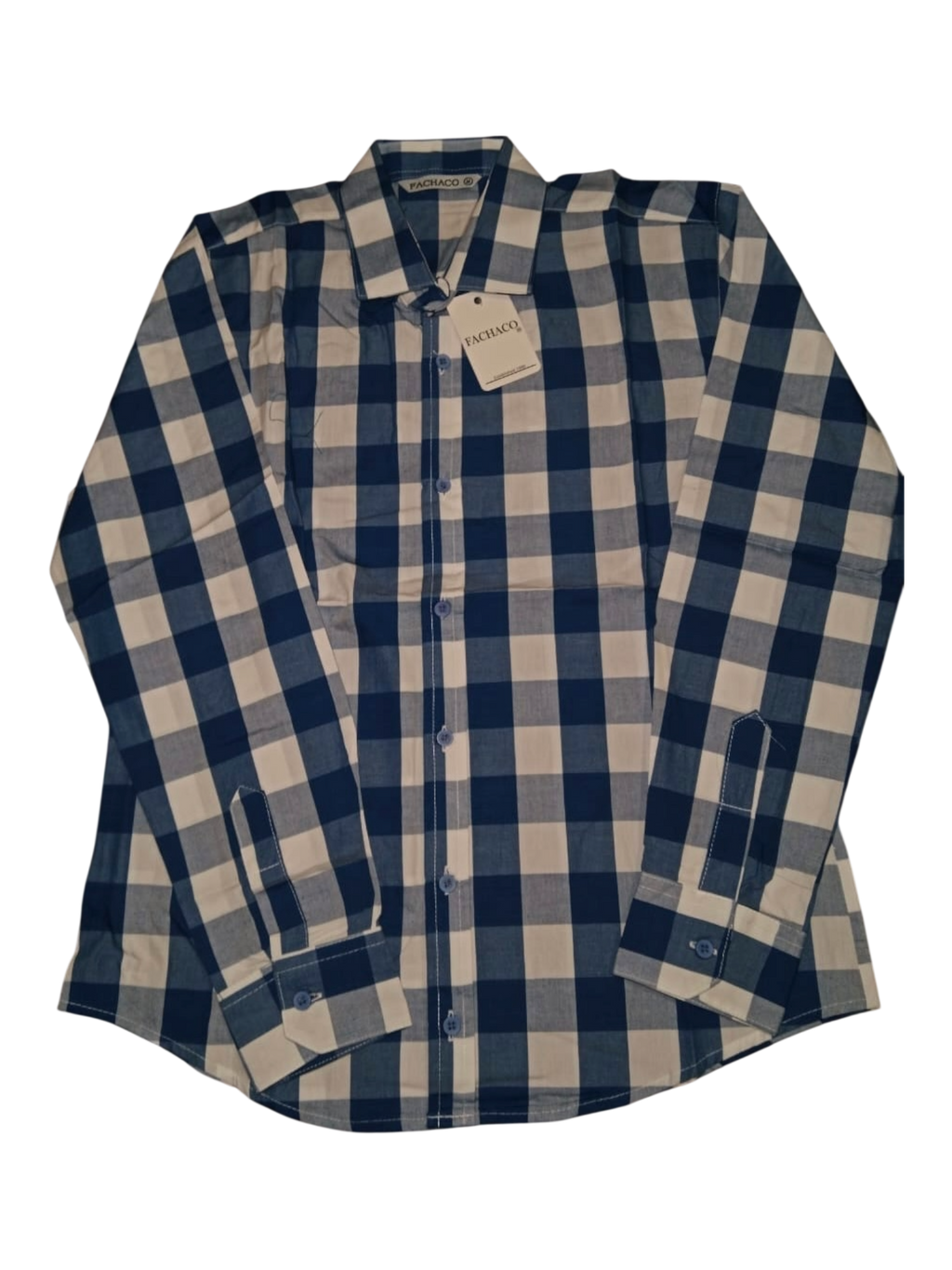 MANGA LARGA CUELLO POLO CUADRADA 12/25