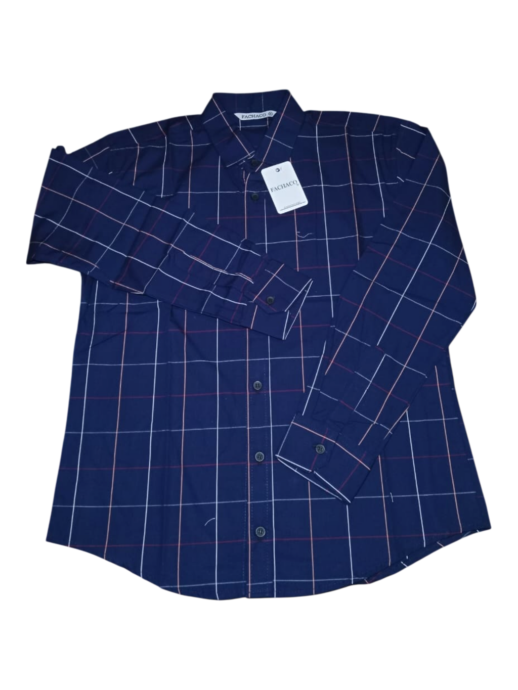 MANGA LARGA CUELLO POLO CUADRADA 12/25