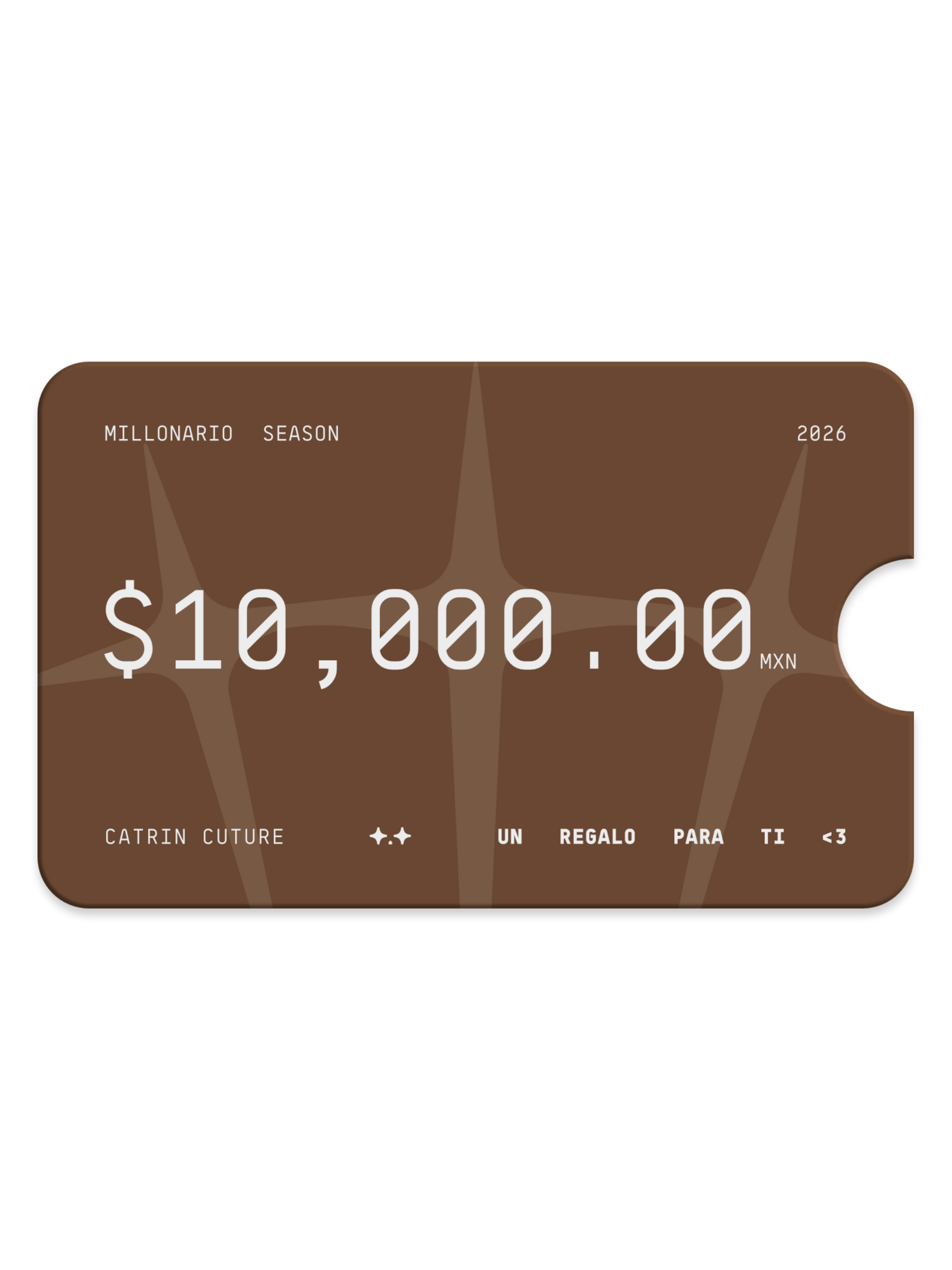 TARJETA DE REGALO CATRIN CUTURE