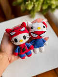 LLAVEROS KITTY & SPIDERMAN