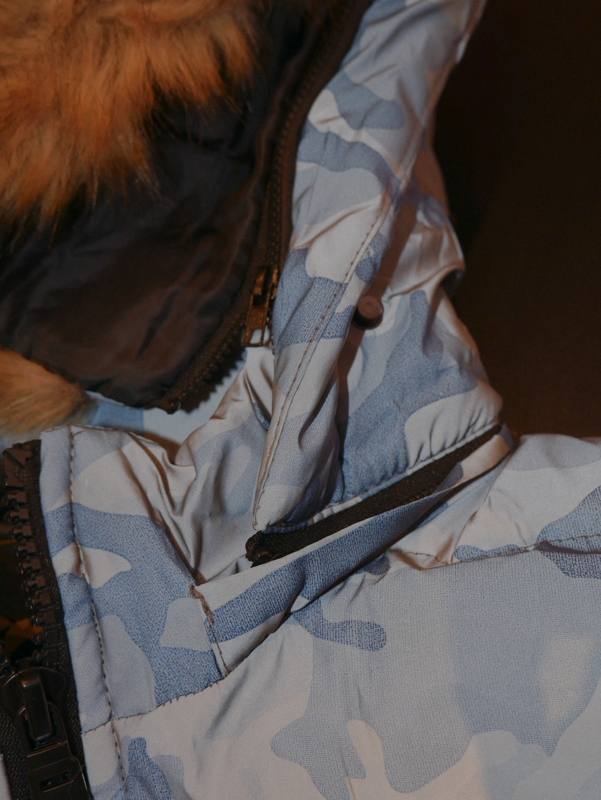 Puffer Jacket Camuflaje Reflejante