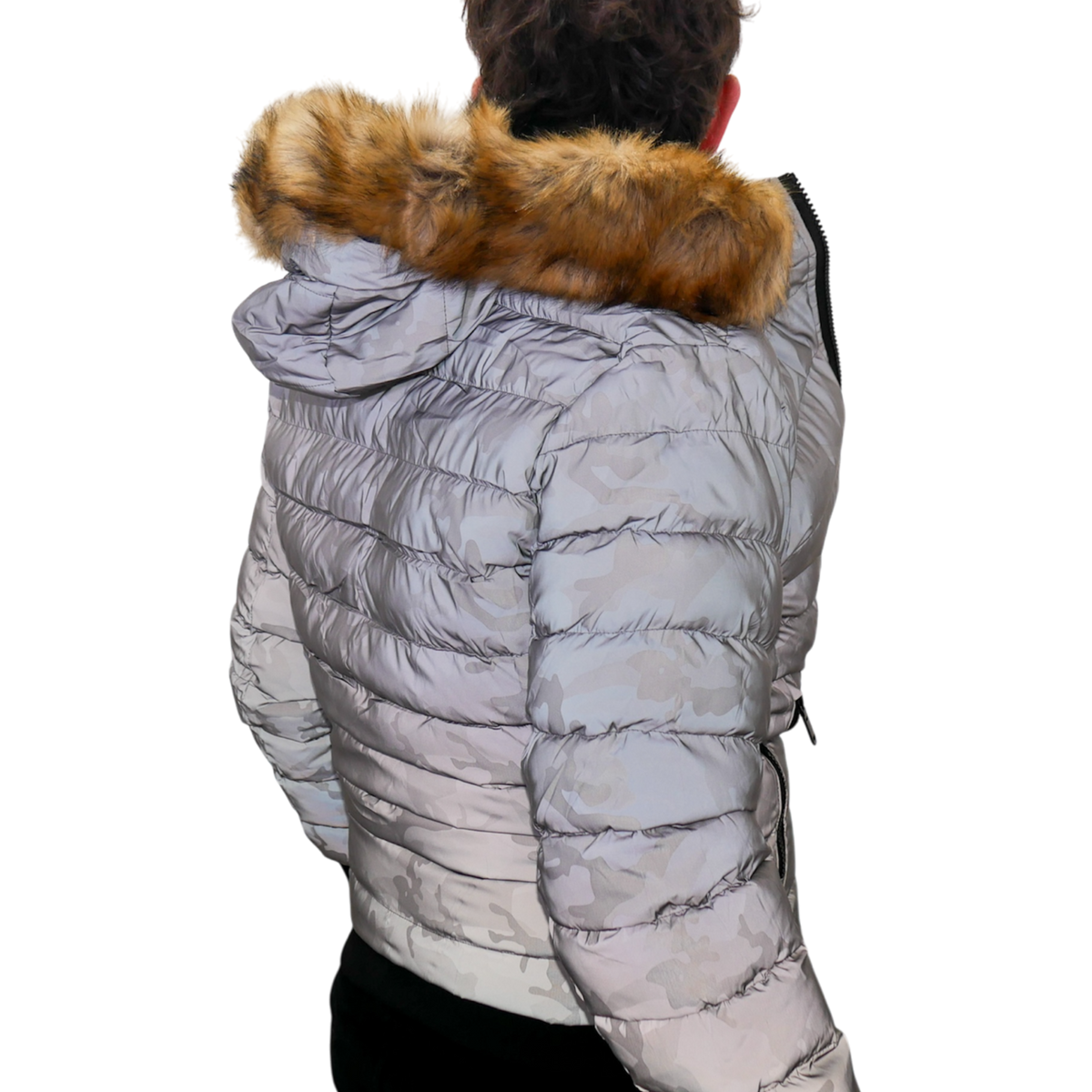 Puffer Jacket Camuflaje Reflejante
