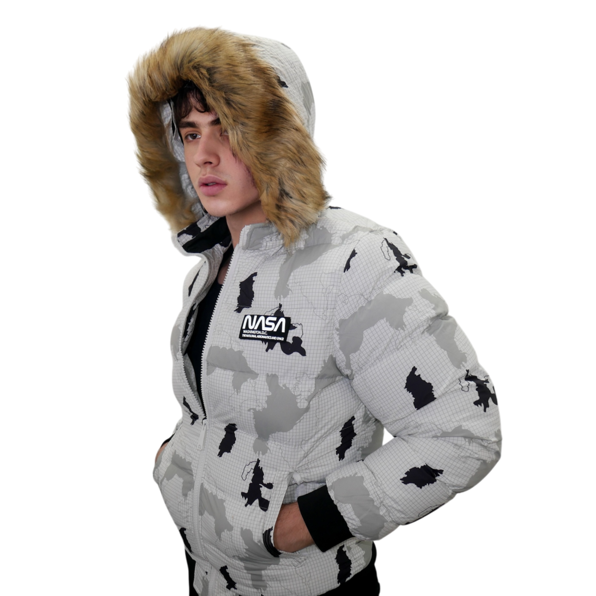 Puffer Jacket NASA Camuflaje